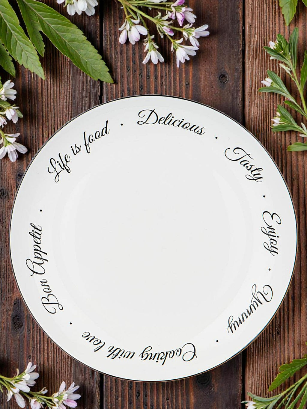 Цена за 6 шт. ТАРЕЛКА ОБЕДЕННАЯ AGNESS BON APPETIT 24СМ - Lefard фото 3