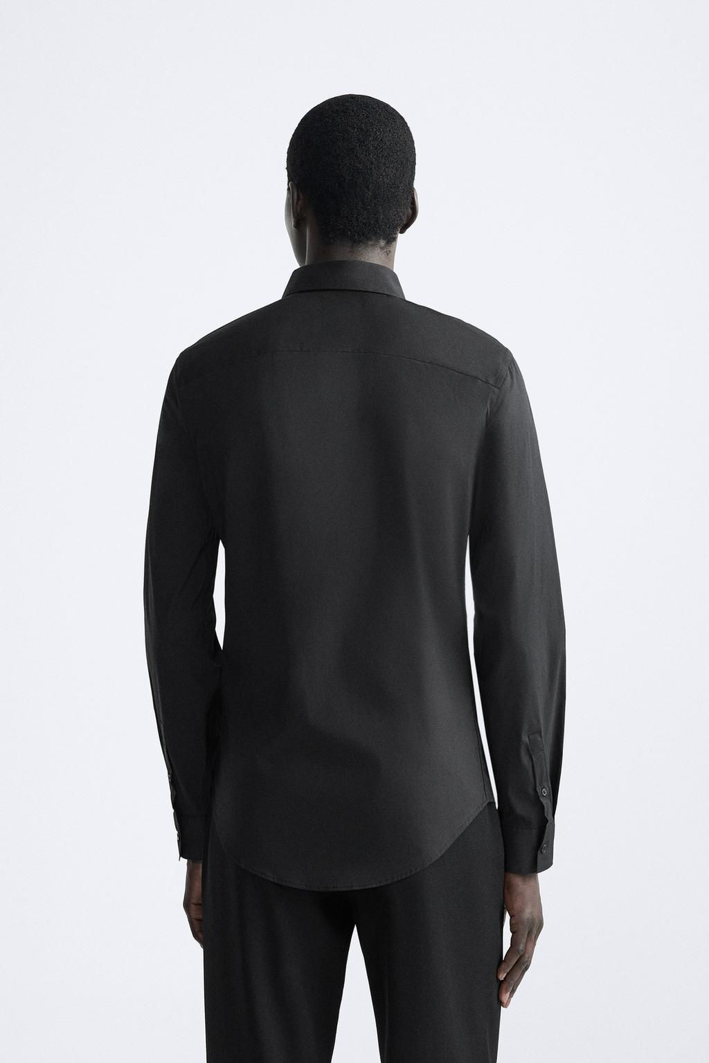STRETCHY POPLIN SHIRT - Zara фото 3