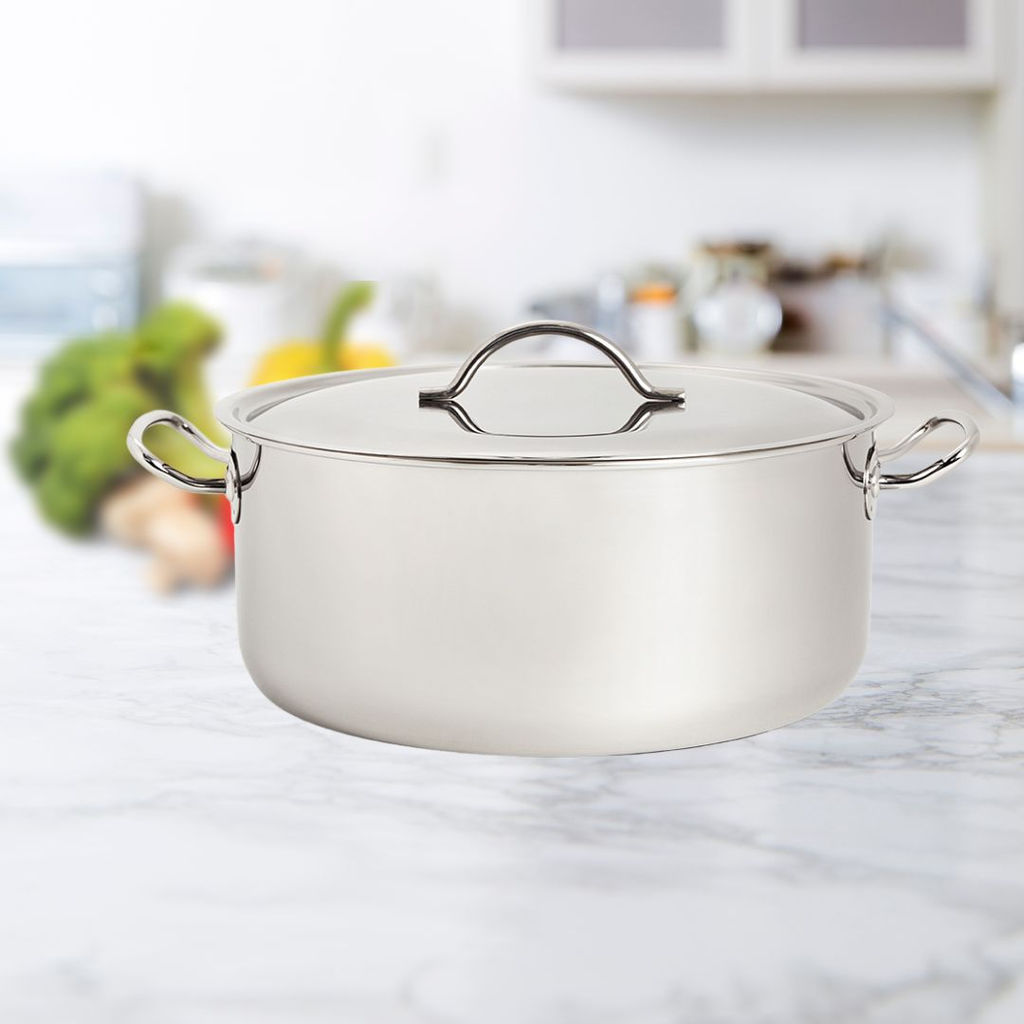 Кастрюля 10,0л цельнотянутая без ТРС 1с2195