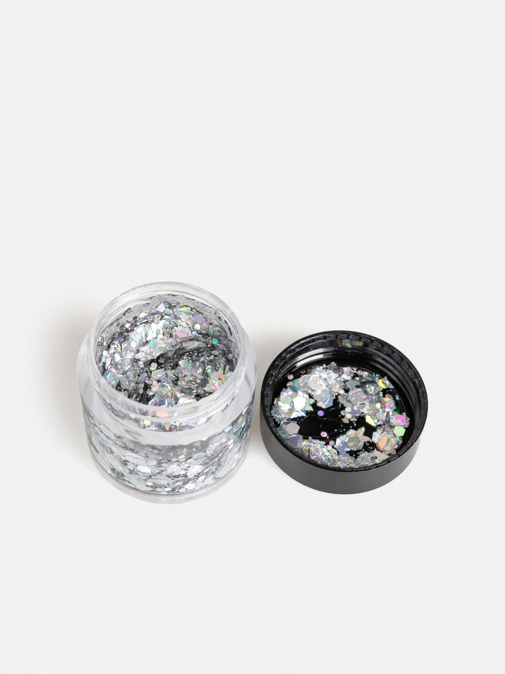 ACOOLA / Глиттер-гель для тела Gela серебристый  фото 3