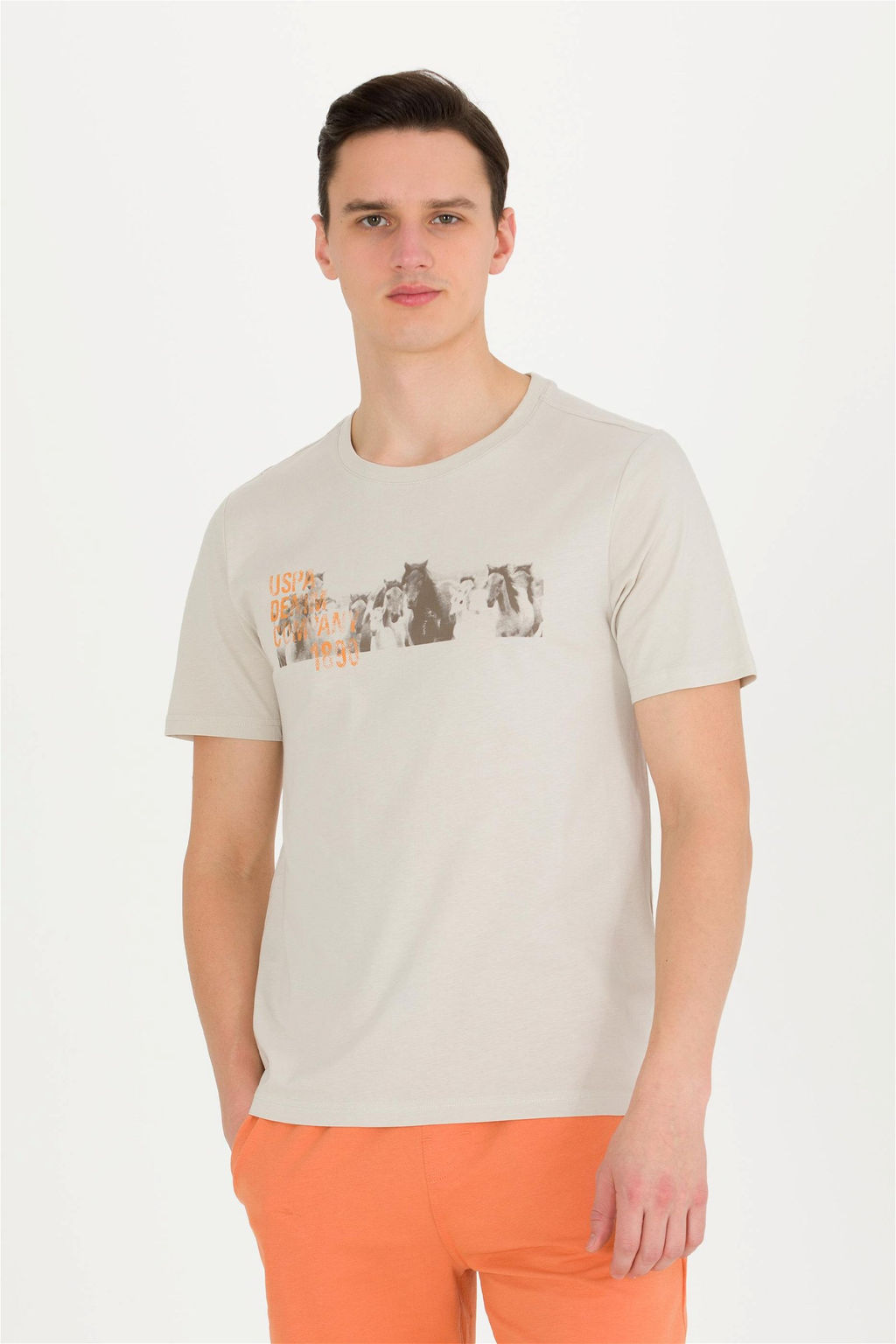 Мужская футболка с круглым вырезом Stone Stone - U.s. polo assn фото 9