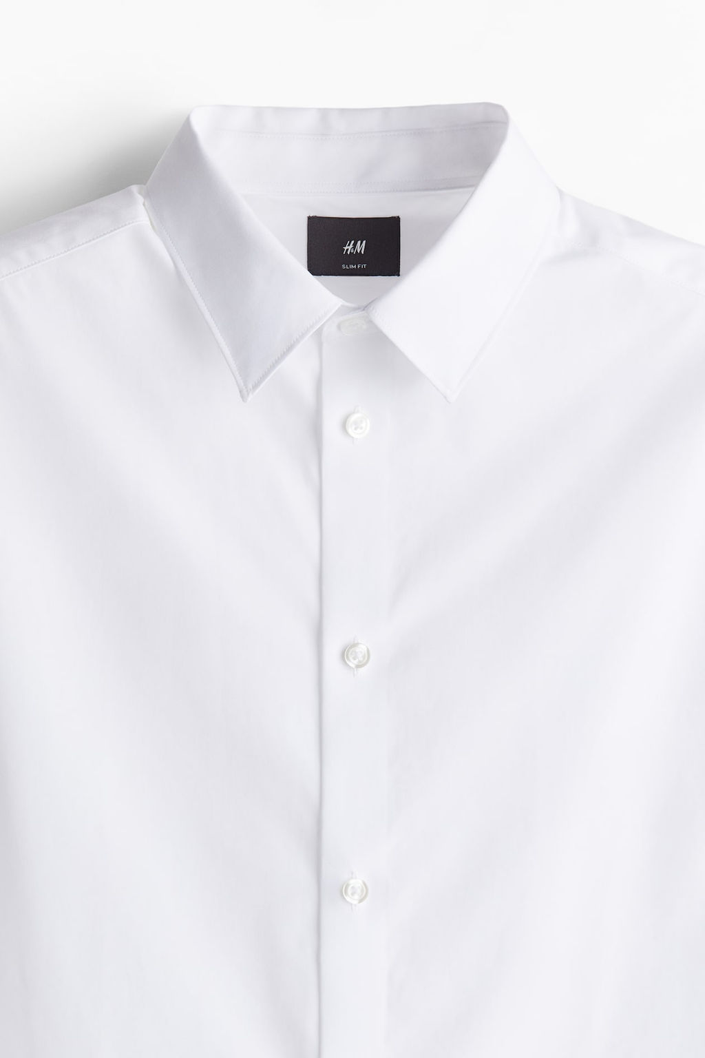 Camisa en algodon pima Slim Fit - H&m фото 7