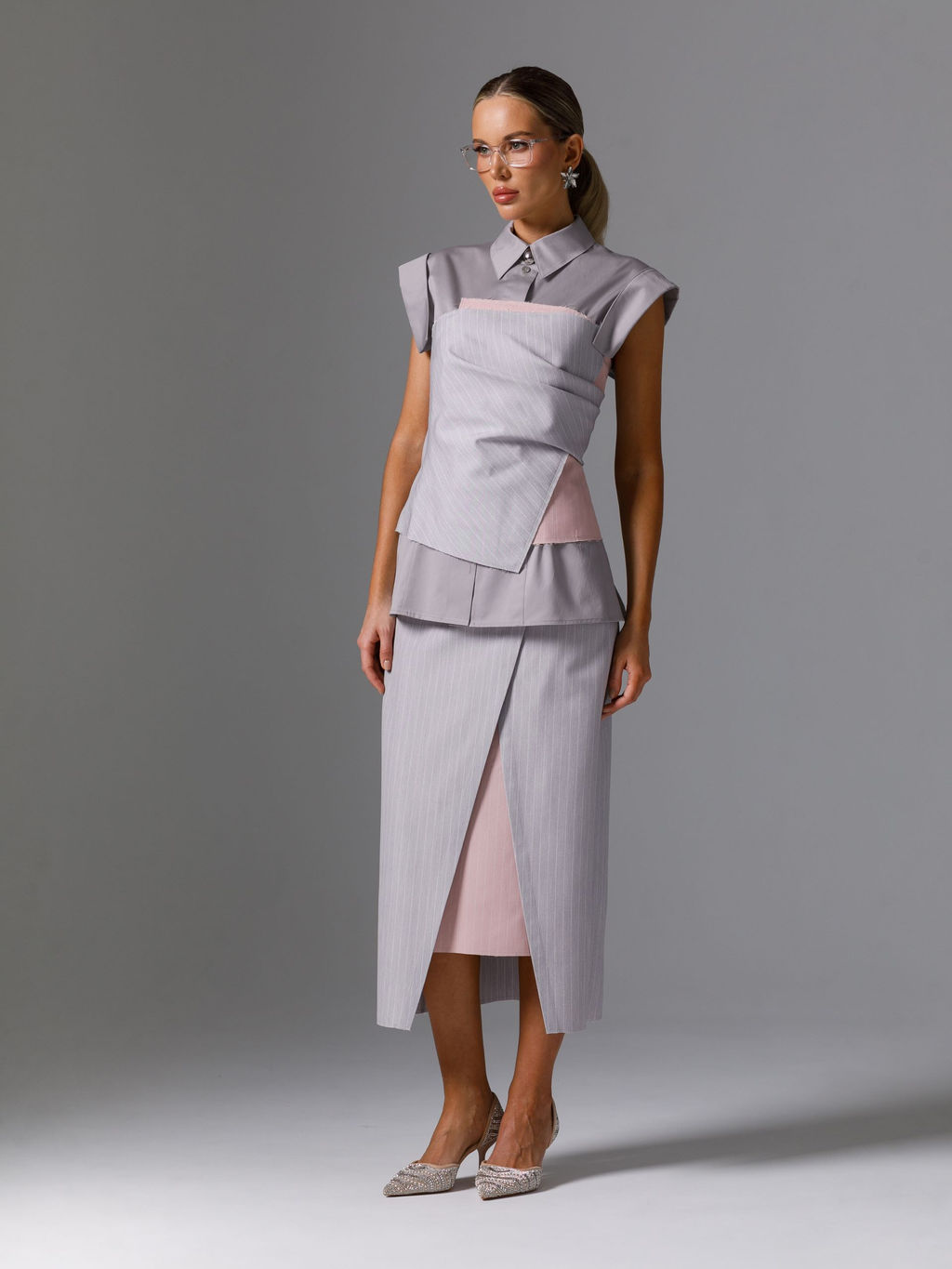 Блузка с расширенной линией плеч - Stilla фото 2