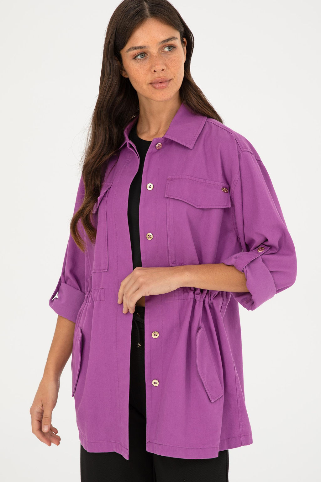 Женская фиолетовая куртка Неожиданная скидка в корзине - U.s. polo assn фото 10
