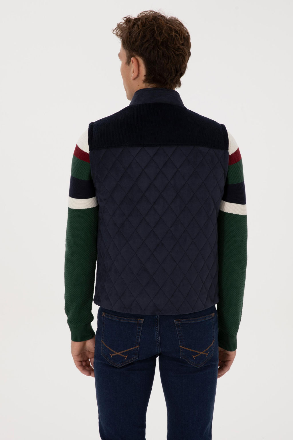 Erkek Lacivert Deri Ceket - U.s. polo assn фото 5