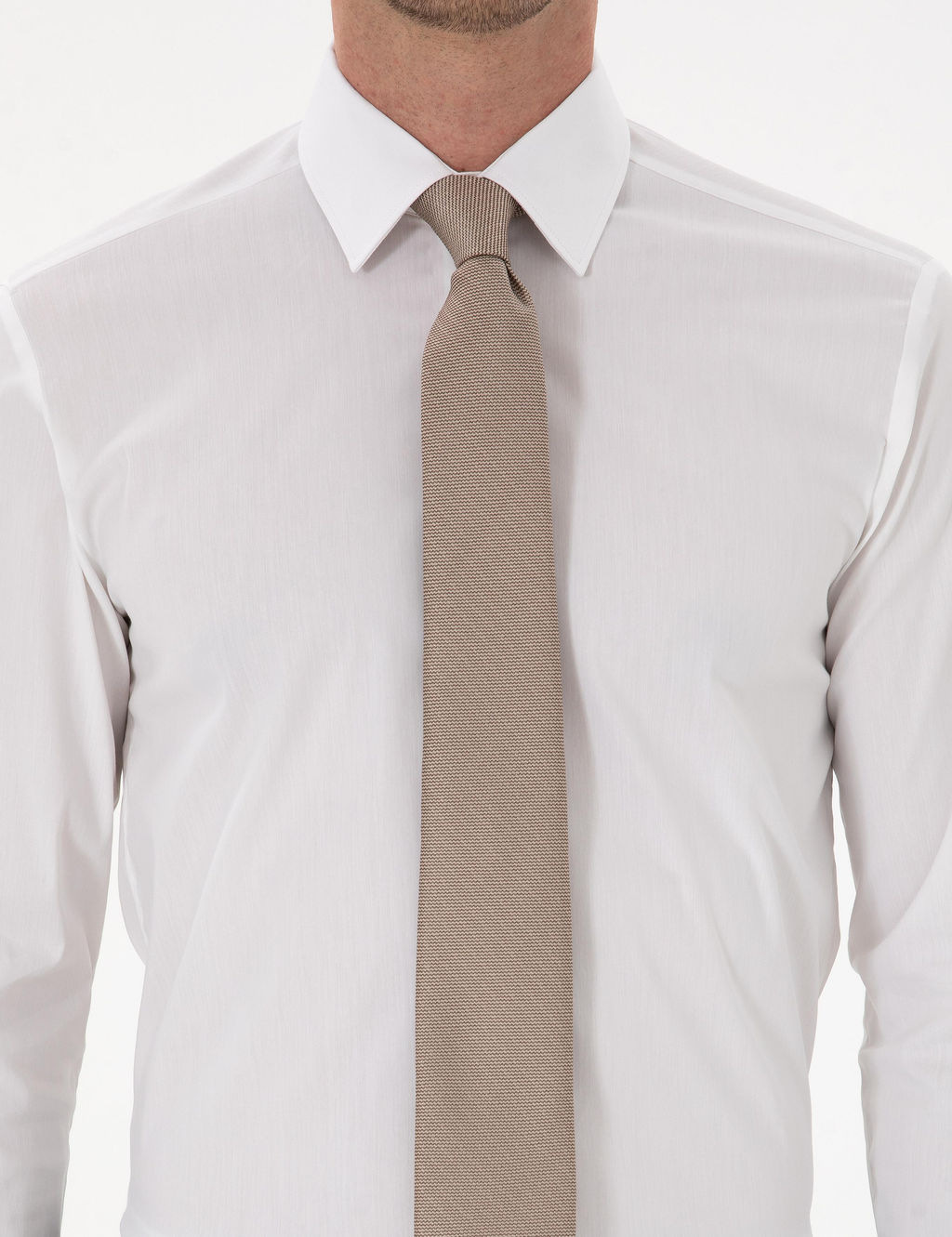 Beyaz Slim Fit Pamuk Kar___ml_ G_mlek - Cacharel фото 6