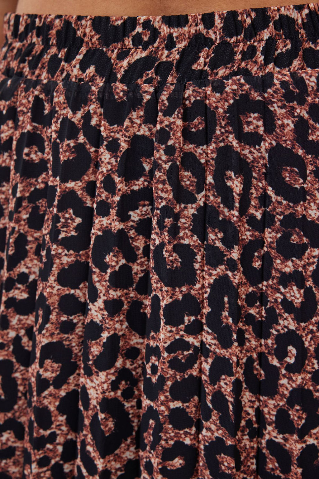 Cok Renkli Leopar Desenli Dokuma Etek TWOSS24ET00225 - Trendyolmilla фото 3