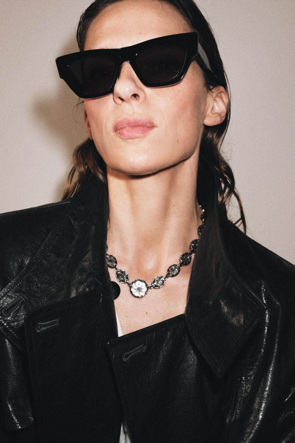 COLLAR MET?LICO PIEZAS JOYAS / Gris antracita - Zara фото 2