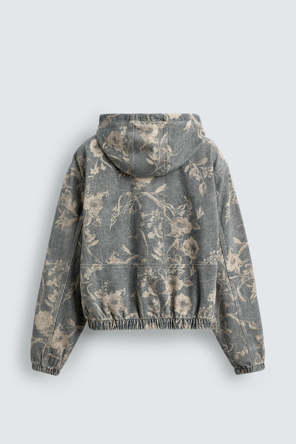 ABSTRACT PRINT DENIM JACKET - Zara фото 7