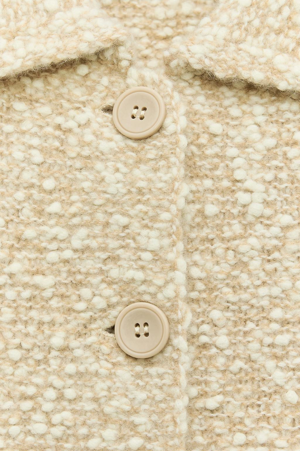 WOOL BLEND KNIT CARDIGAN - Zara фото 5