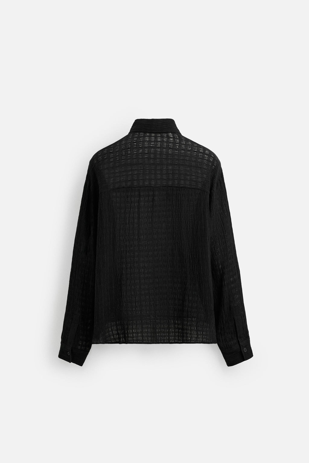 JACQUARD LINEN/COTTON SHIRT - Zara фото 9