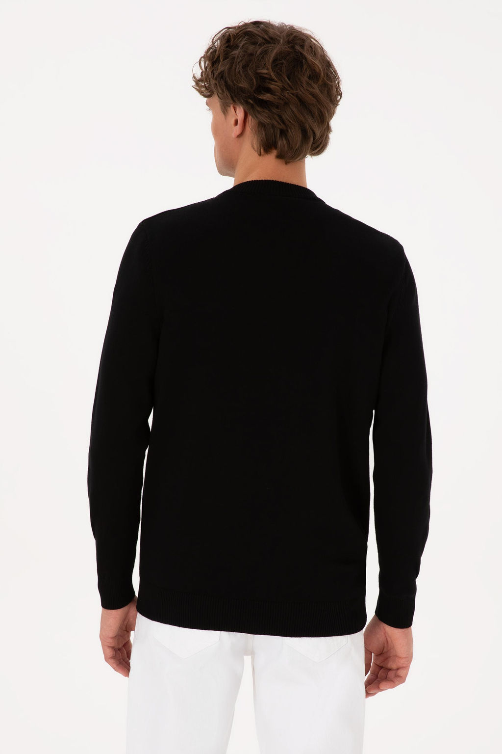 Erkek Siyah Basic Triko H_rka - U.s. polo assn фото 5