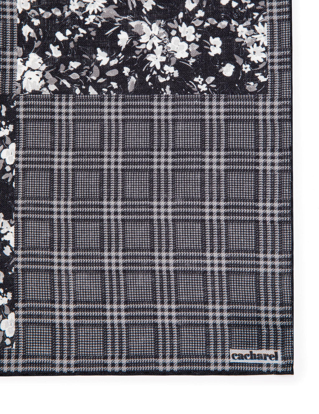 Зеленый льняной платок