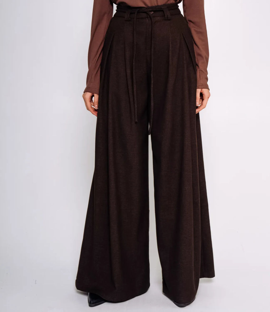 Брюки #КТ66013-2, коричневый