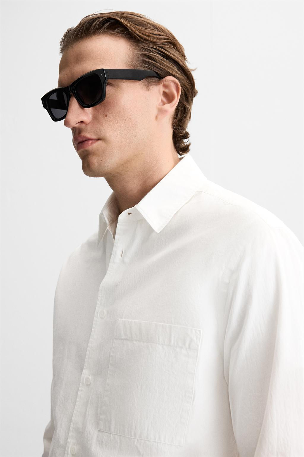 CREASED-EFFECT SHIRT - Zara фото 5