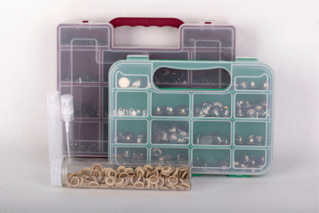 Gamma Коробка для шв. принадл. OM-014 пластик 24.5 x 18 x 4.5 см салатовый