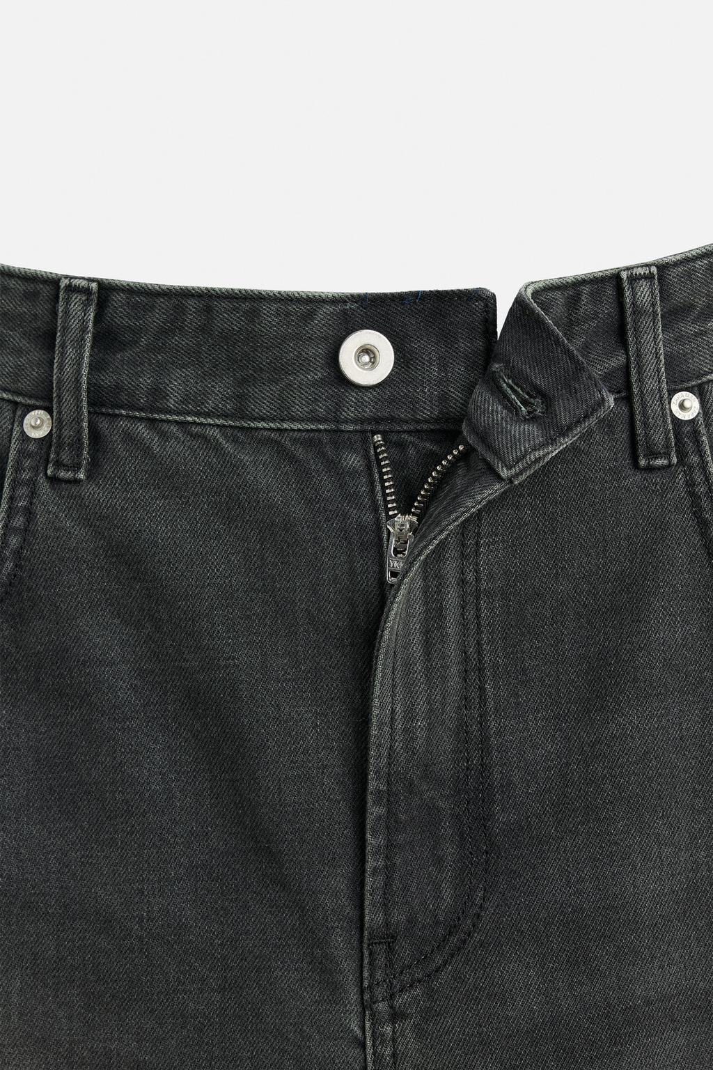 FLARE FIT JEANS WITH ZIPS - Zara фото 9