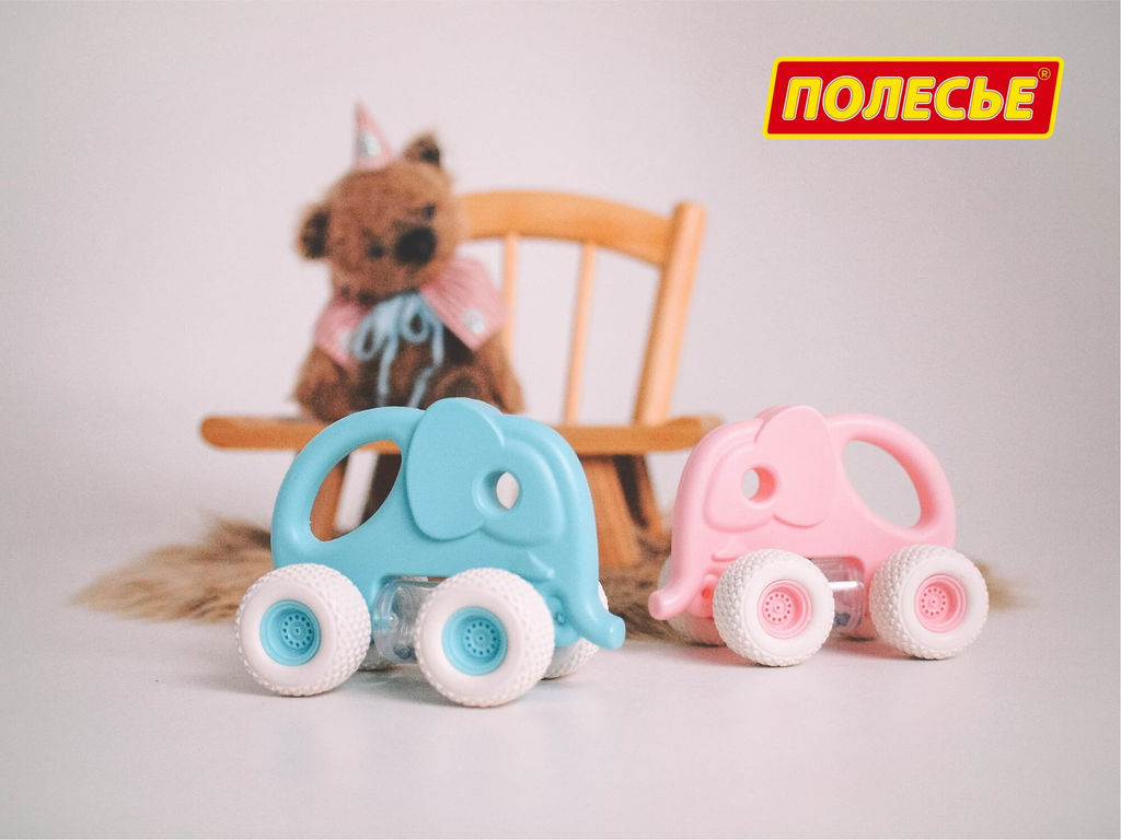 Беби Грипкар - Слоник (розовый) - Полесье фото 14