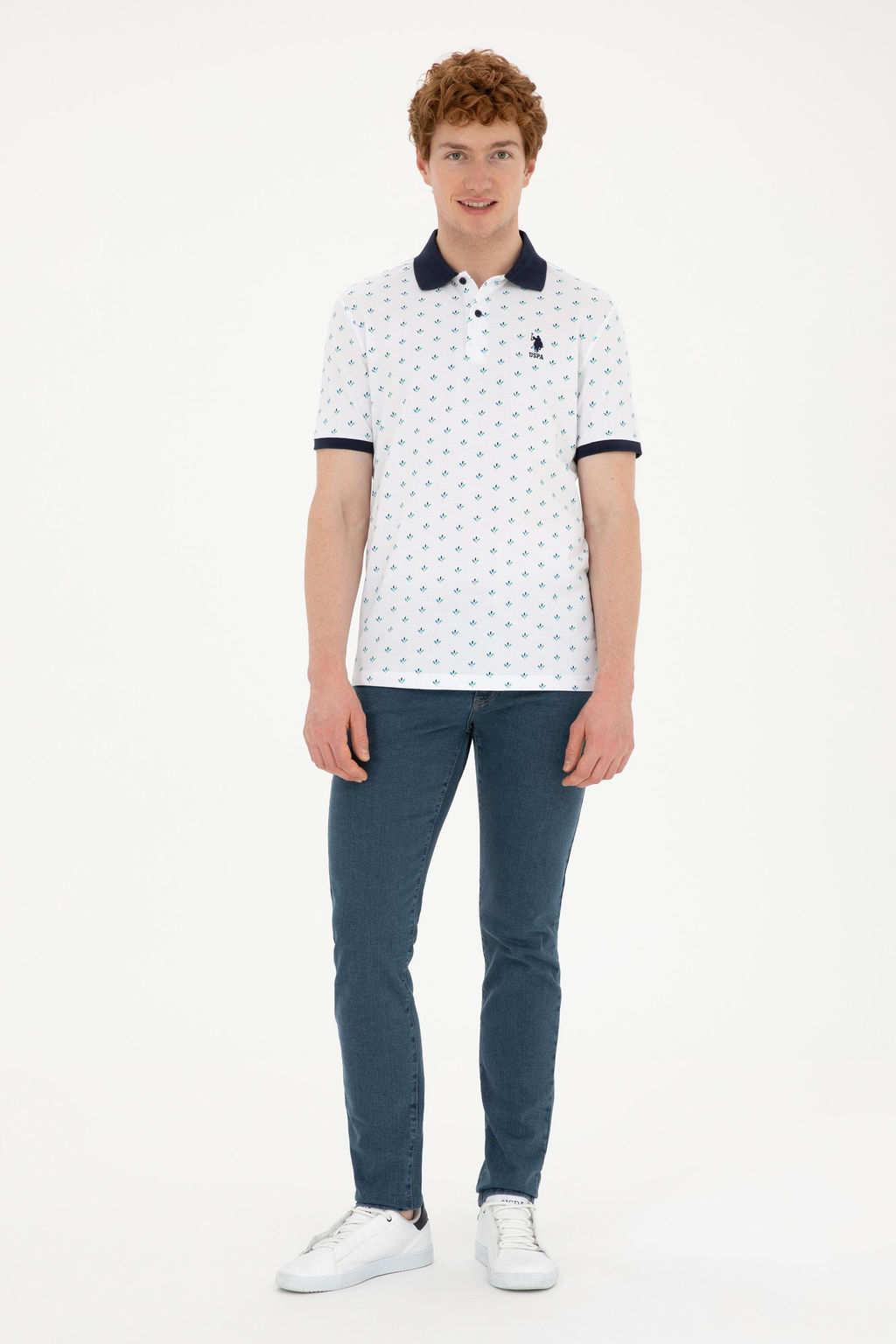 U. S. Polo Assn / Мужская белая футболка - U.s. polo assn фото 11