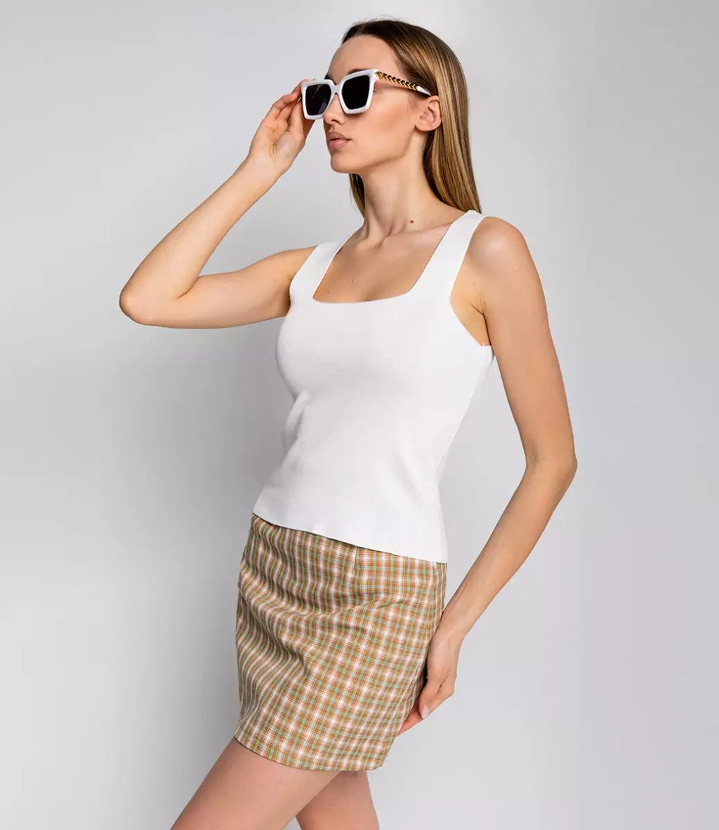 Топ #КТ82112, белый - Dommod фото 3