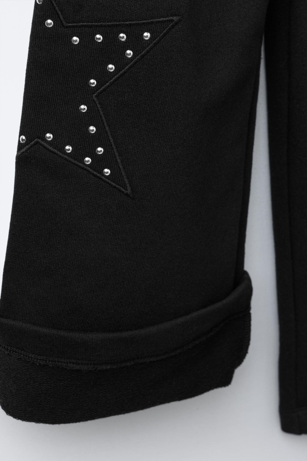 WIDE-LEG TROUSERS WITH STAR STUDS - Zara фото 4