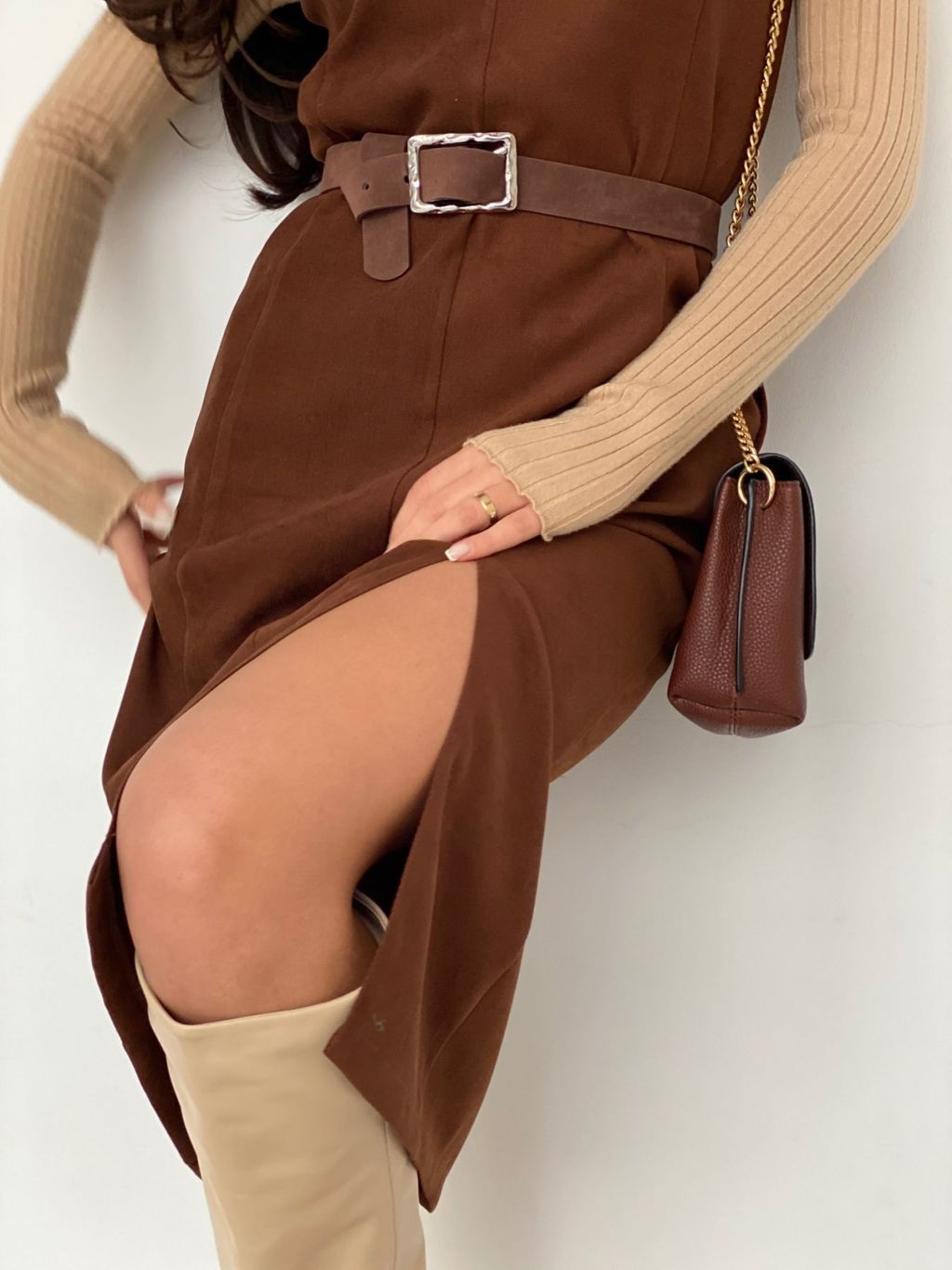 Сарафан базовый с разрезом - Martichelli фото 7