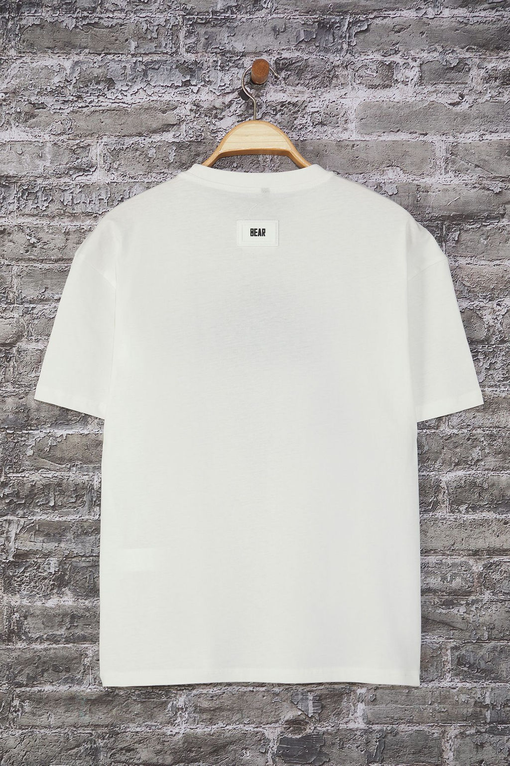 TRENDYOL MAN Ekru Oversize/Genis Kesim Aplike Sapka Detayl? %100 Pamuklu K?sa KolT-Shirt TMNSS25TS00016 - Trendyolmilla фото 24