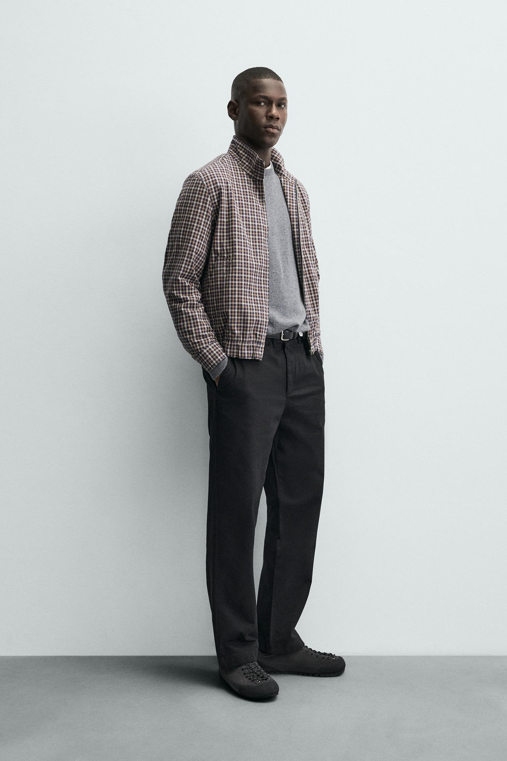 CHECKED BOMBER JACKET - Zara фото 4