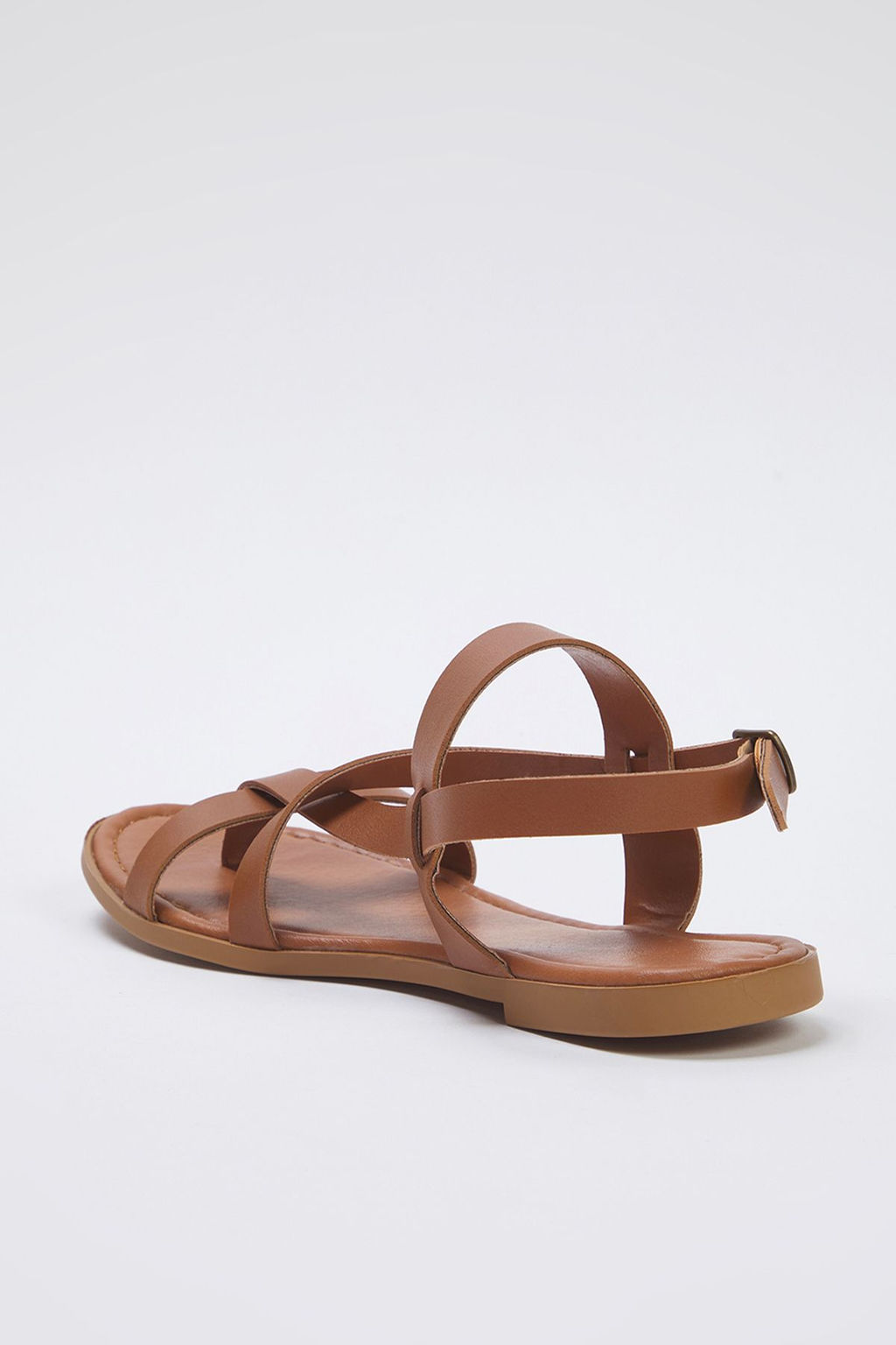 Trendyol Shoes Taba Bilekten Baglamal? Parmak Aras? Kad?n Sandalet TAKSS25SD00019 - Trendyolmilla фото 5
