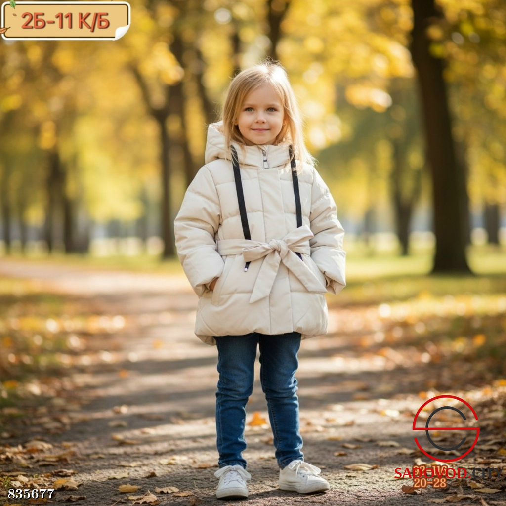 Куртка для девочки весенняя