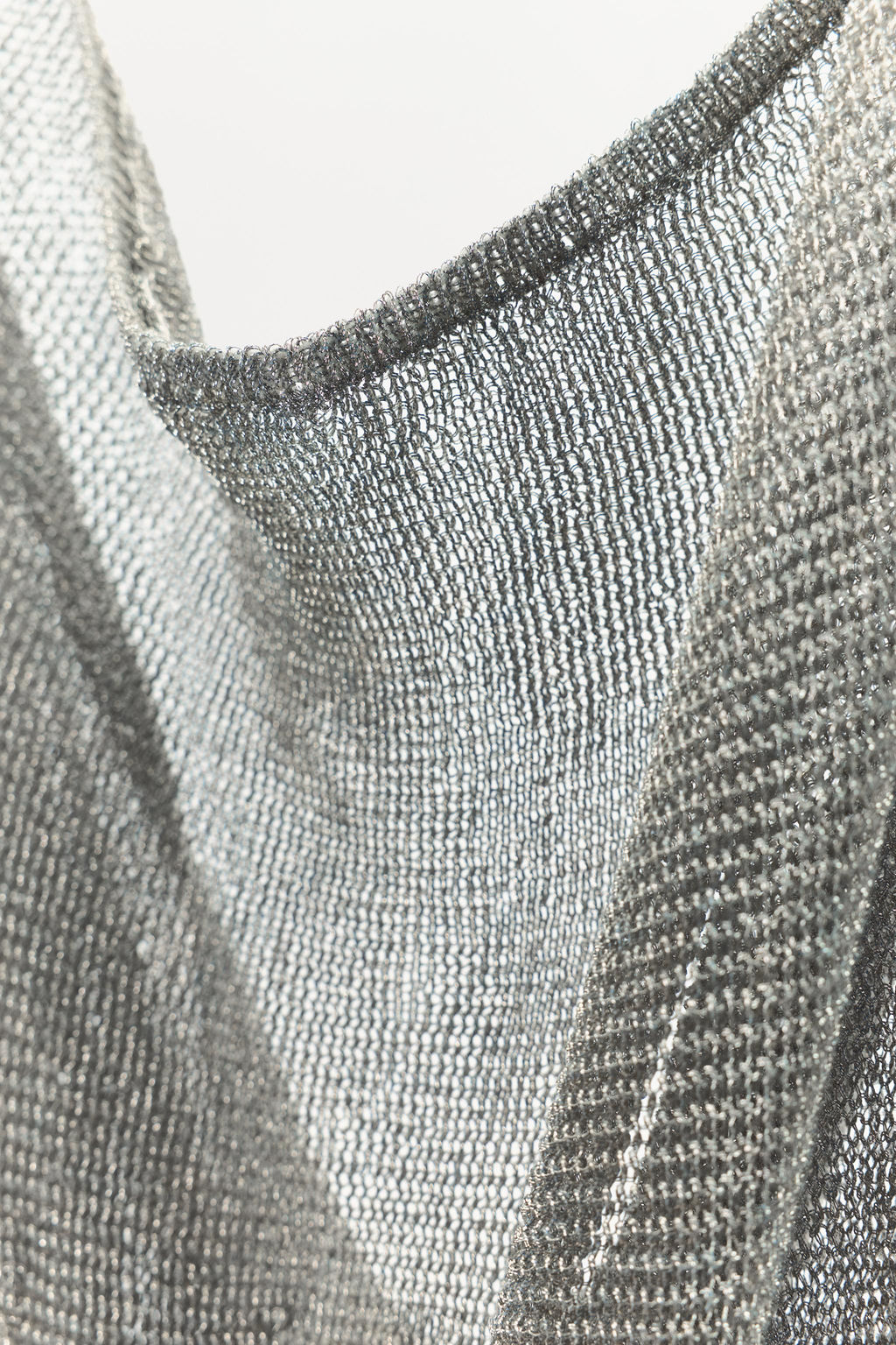LIMITED EDITION METALLIC THREAD MESH DRESS - Zara фото 5