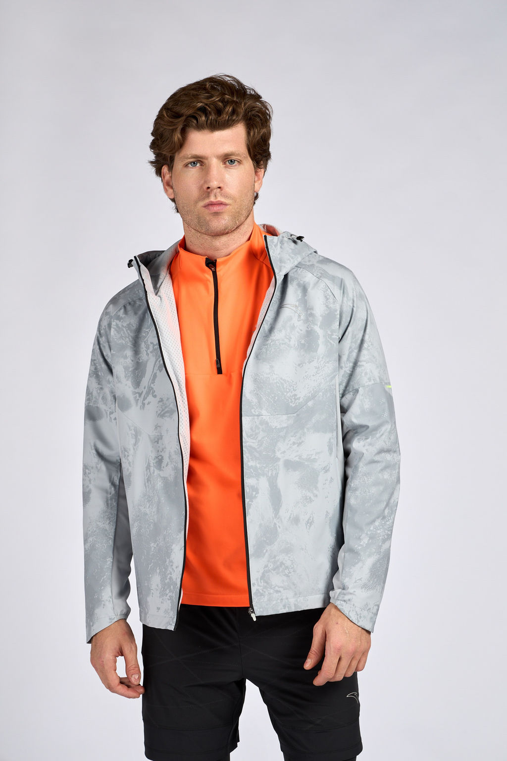 Куртка ADVANCED RUNNING A-RAIN RESISTANT Серый