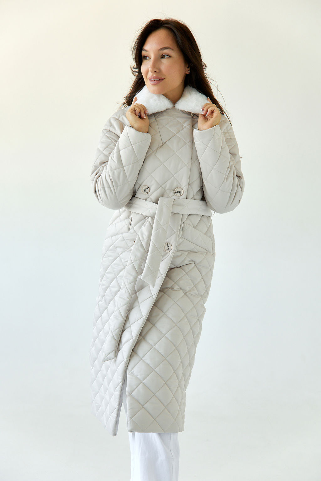 Куртка женская демисезонная 25660 (серый опал) - Kankan фото 6