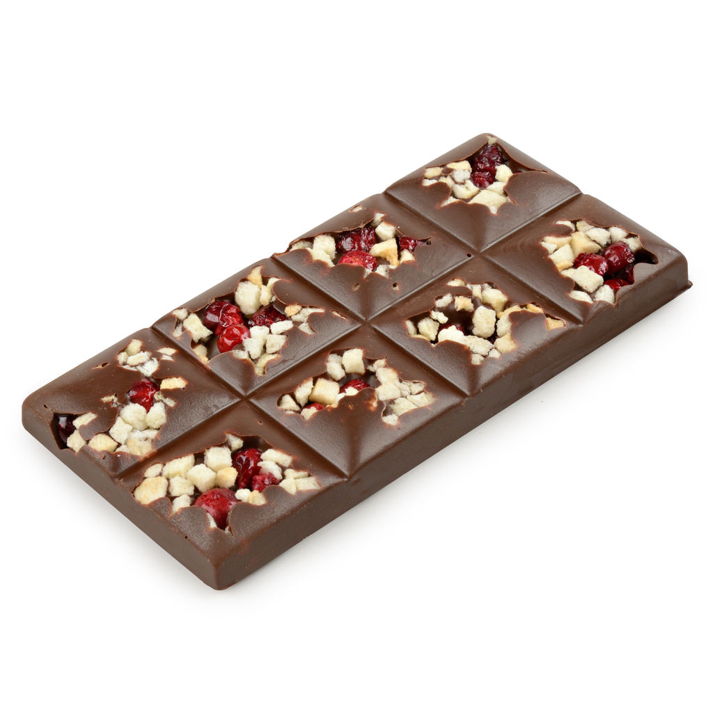 Шоколад темный Крафтовый микс с яблоком 50 гр - Chokodelika фото 3