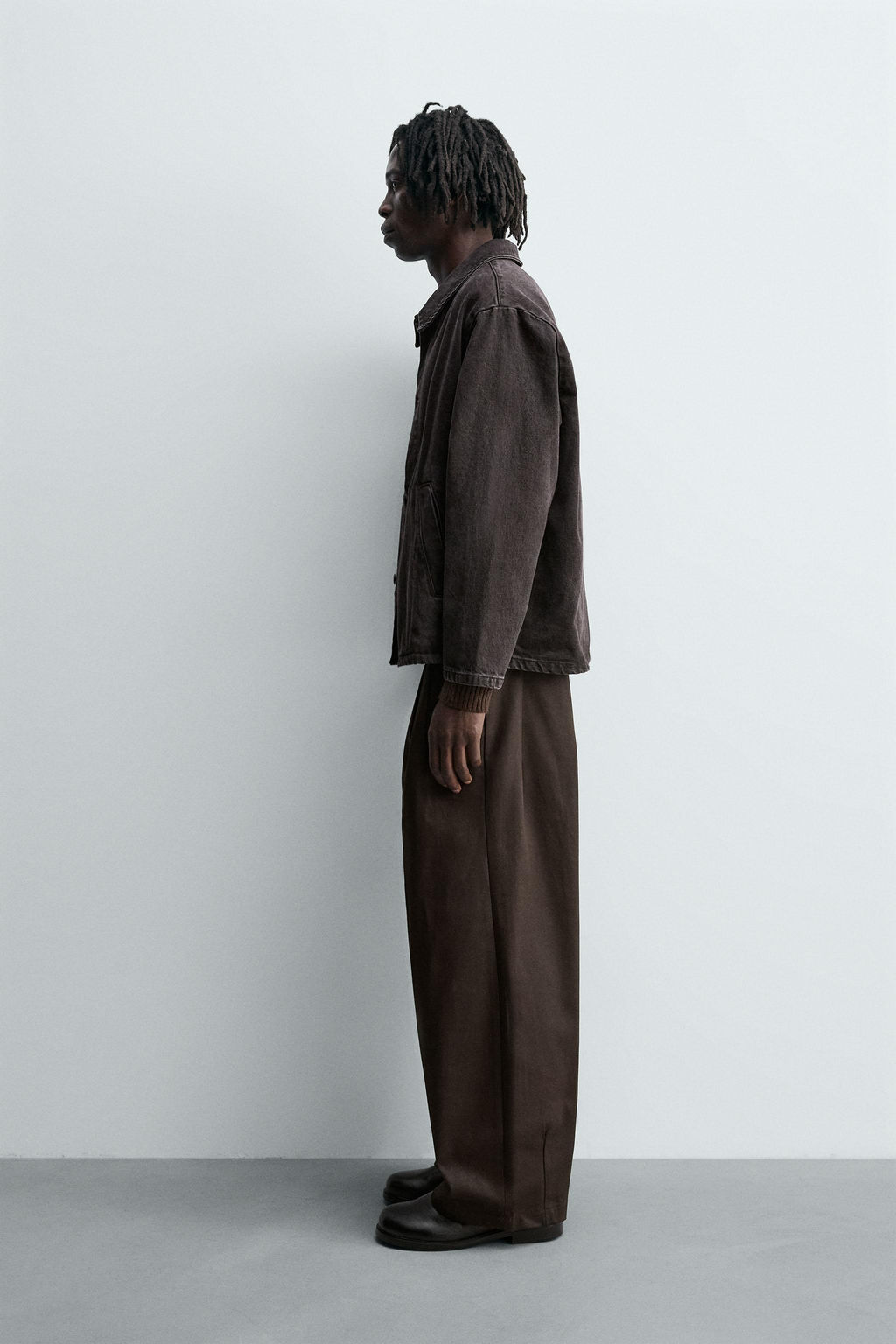 PLEATED CHINO TROUSERS - Zara фото 9