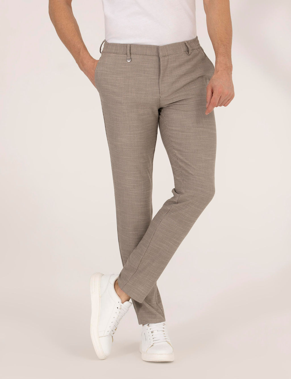 A__k Kahverengi Ex. Slim Fit Kuma_ Pantolon - Pierre cardin фото 2