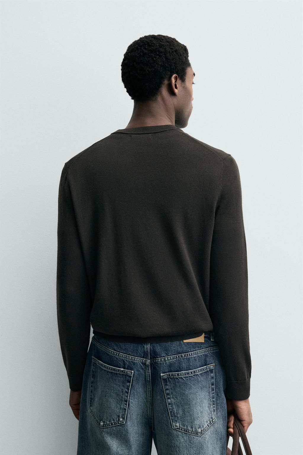 100% WOOL V-NECK JUMPER - Zara фото 11