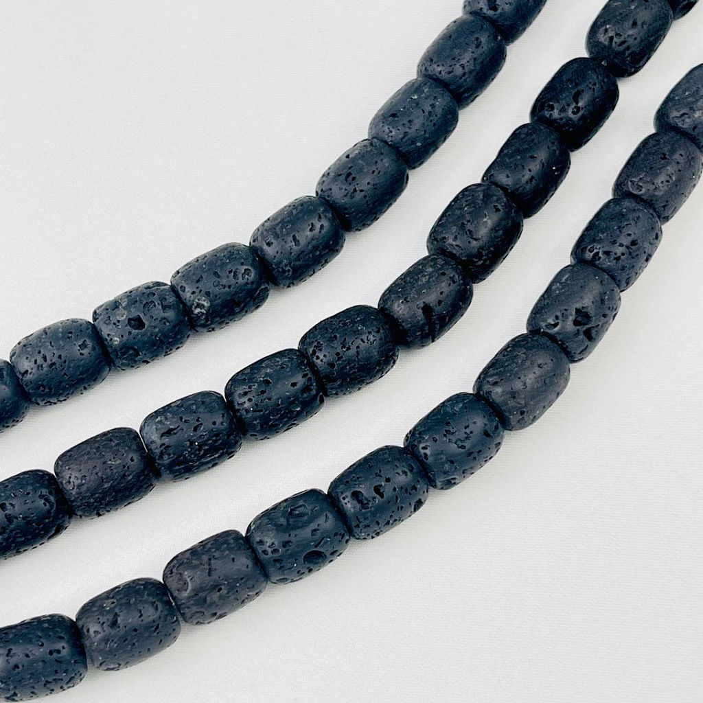 Бусины для украшений из Лавы 38 см