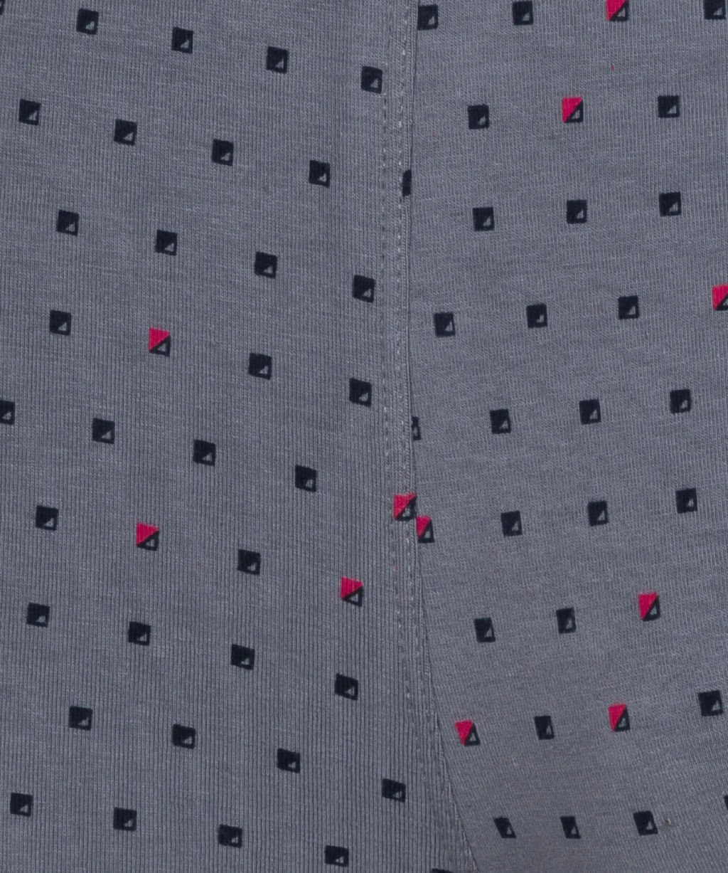 ATLANTIC 3MH-025/11 Трусы шорты Print 1 - набор 3 шт. темно-синий + красный + серый  фото 4