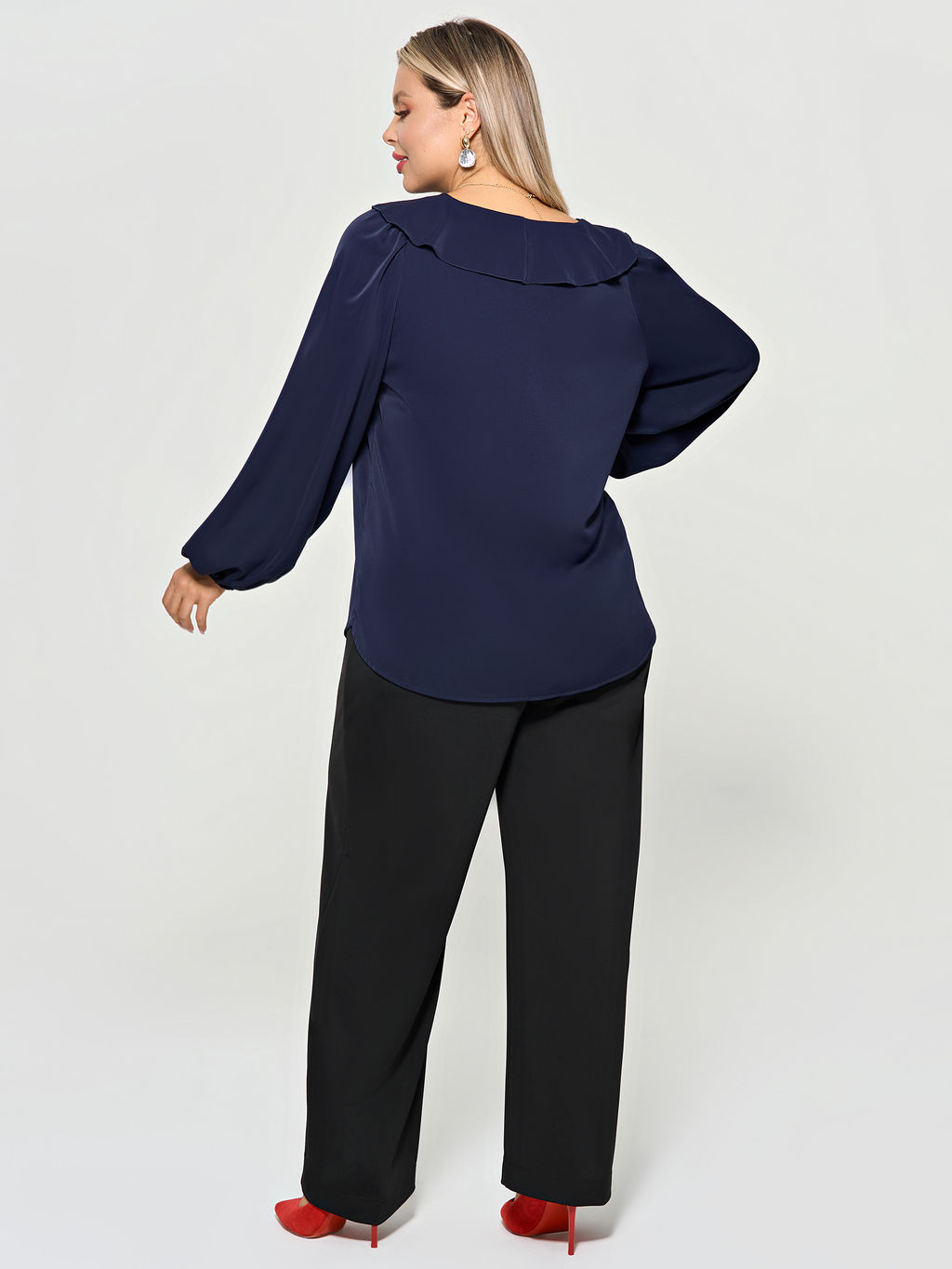 Блузка 0059-26 черничный