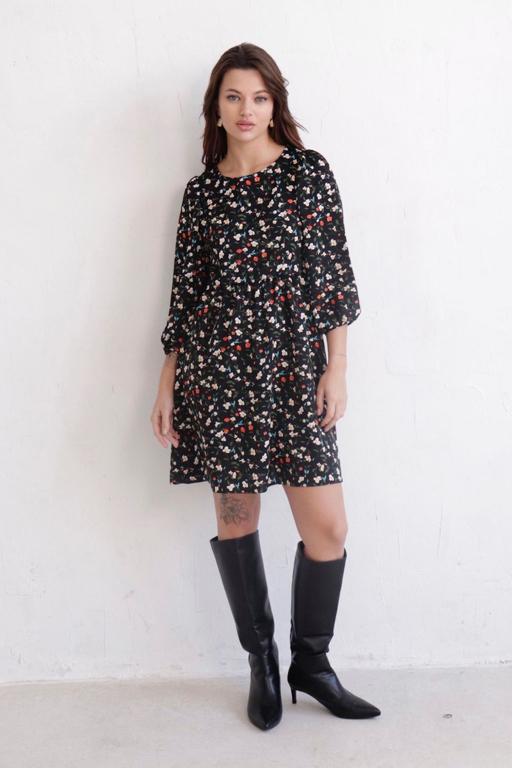 Платье с присборенной юбкой - Martichelli фото 69