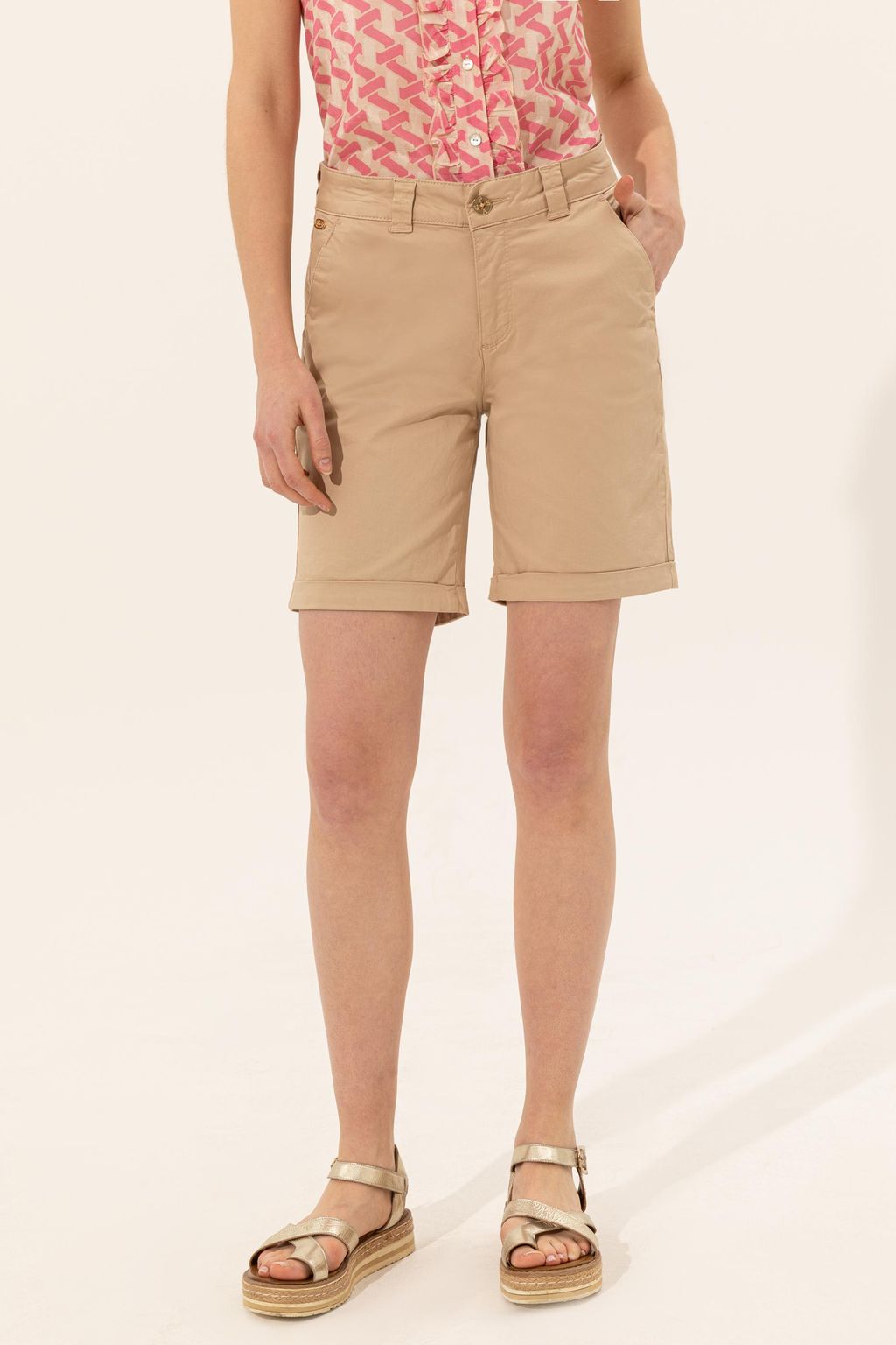 U. S. Polo Assn Женские бермуды капри из песочного плетения - U.s. polo assn фото 9