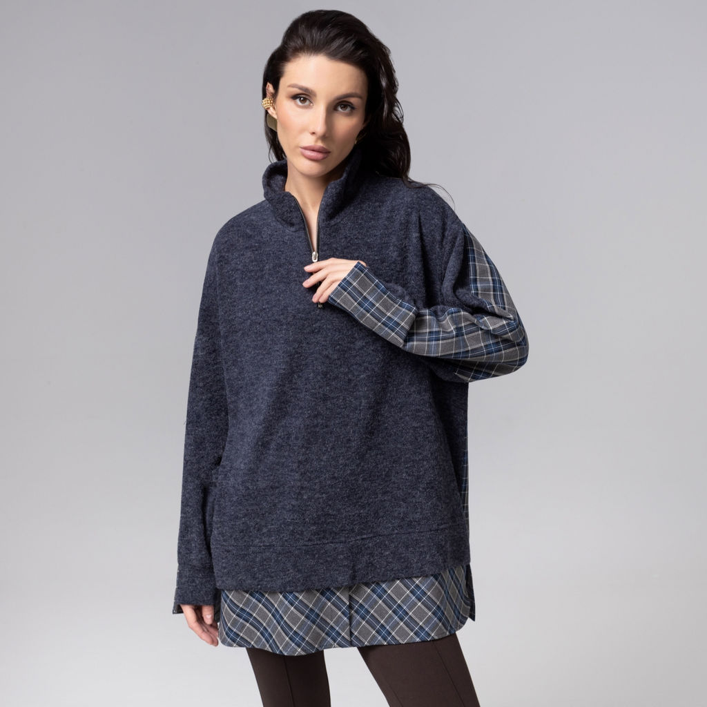 Свитшот утеплённый, Путешествие начинается (синяя туманность) - Charutti фото 2