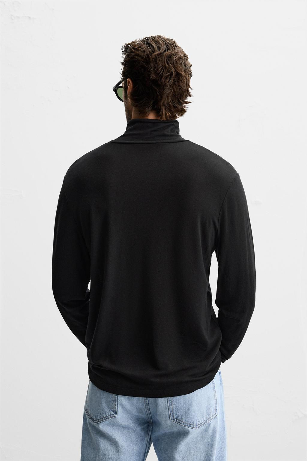 LYOCELL - WOOL T-SHIRT - Zara фото 3
