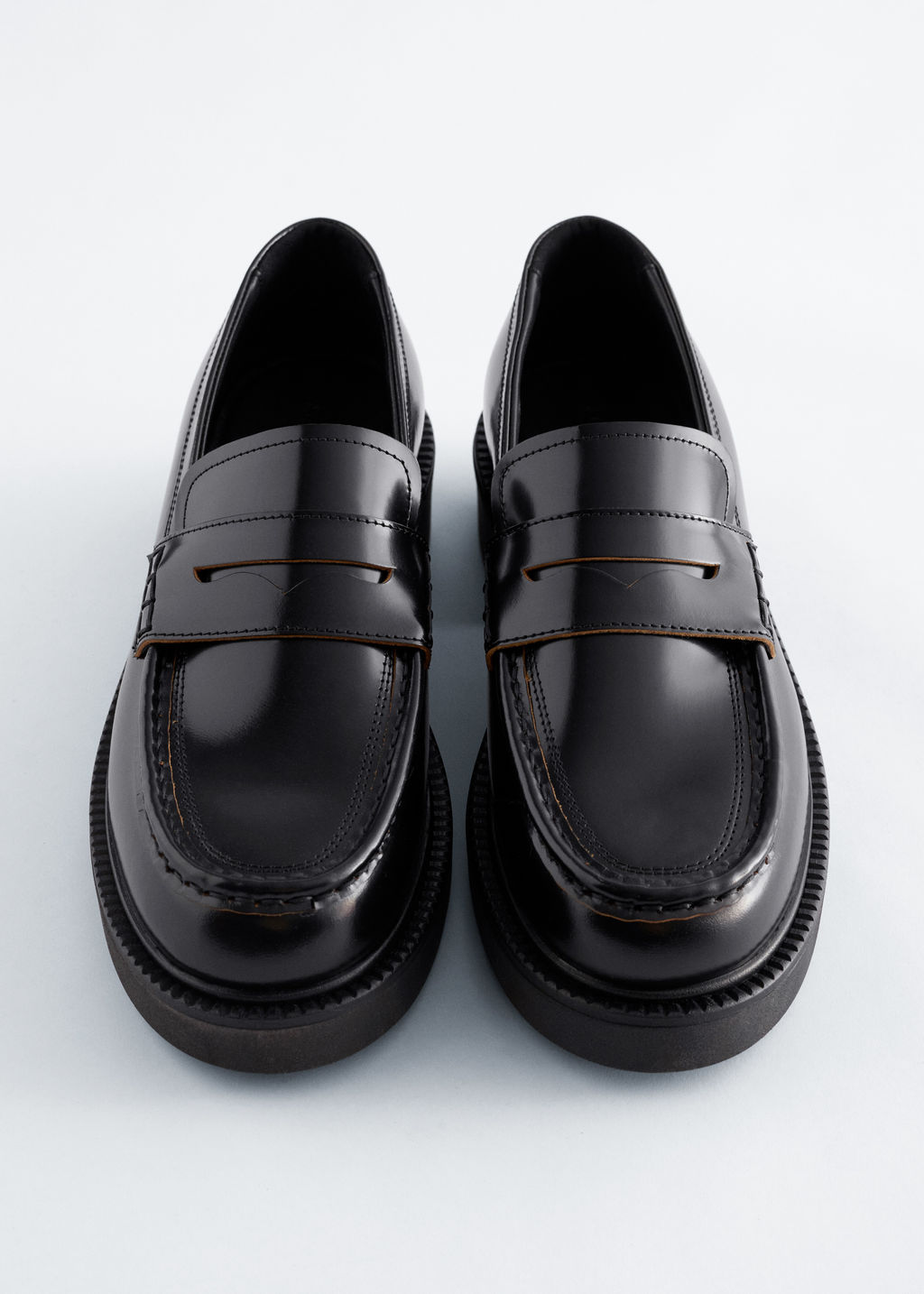 Chunky Leather Loafers - H&m фото 2