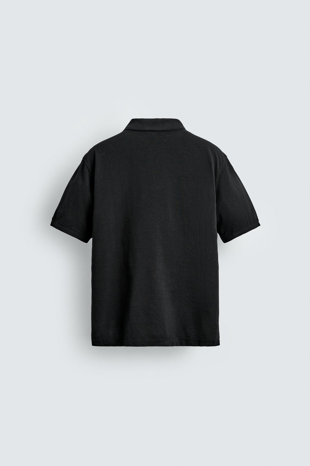 POLO PIQU? LAVADO AARON LEVINE X ZARA / Negro  фото 8
