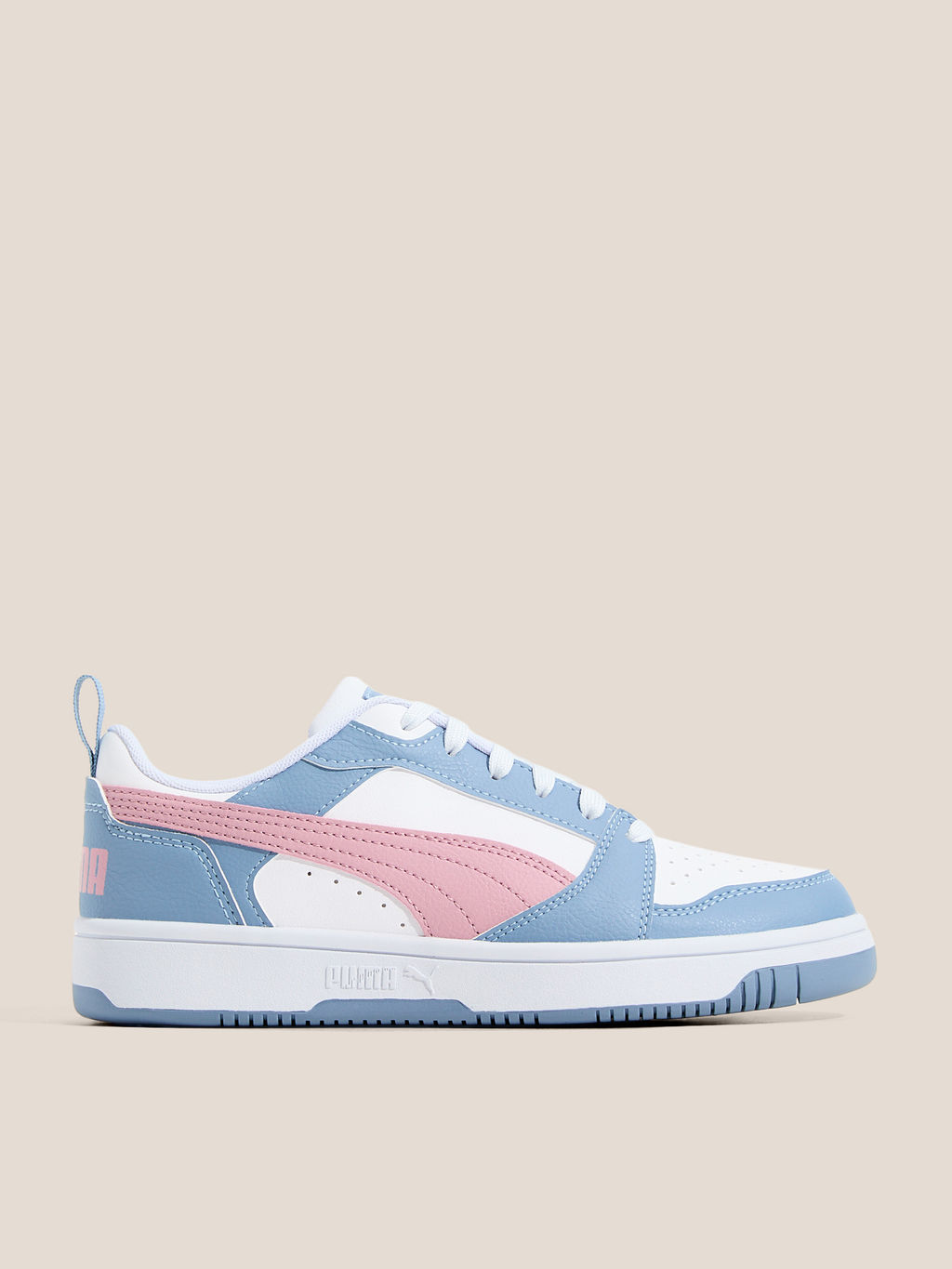 Детские кеды PUMA Puma Rebound V6 Lo Jr Артикул 4587285, голубой