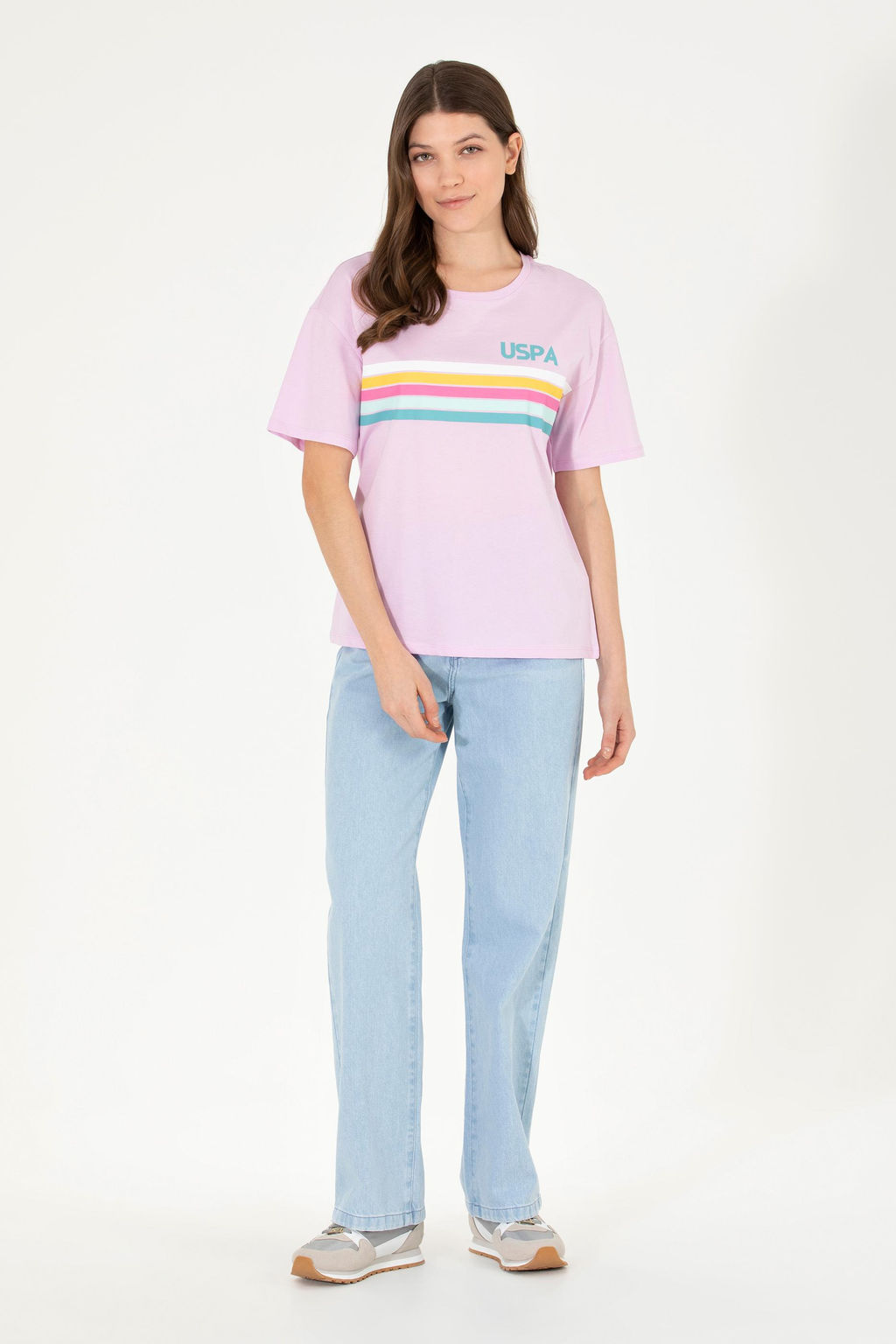 Женская футболка с круглым вырезом Магнолия Неожиданная скидка в корзине - U.s. polo assn фото 11