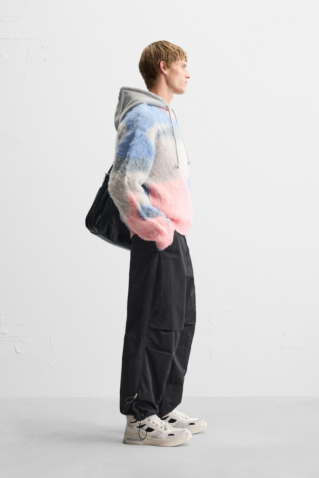 TECHNICAL PARACHUTE TROUSERS - Zara фото 4