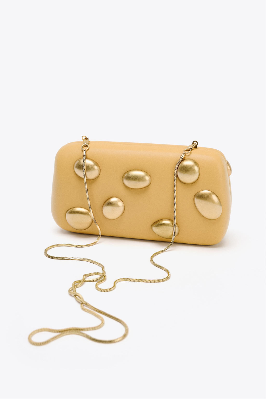 CLUTCH WITH METAL APPLIQU_S - Zara фото 3